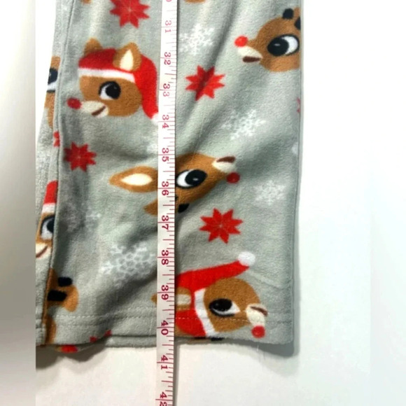Rudolph The Red Nosed Reindeer Soft Touch Fleece Plush Pajama Pants ๐ฆ๐ด - Picture 7 of 11